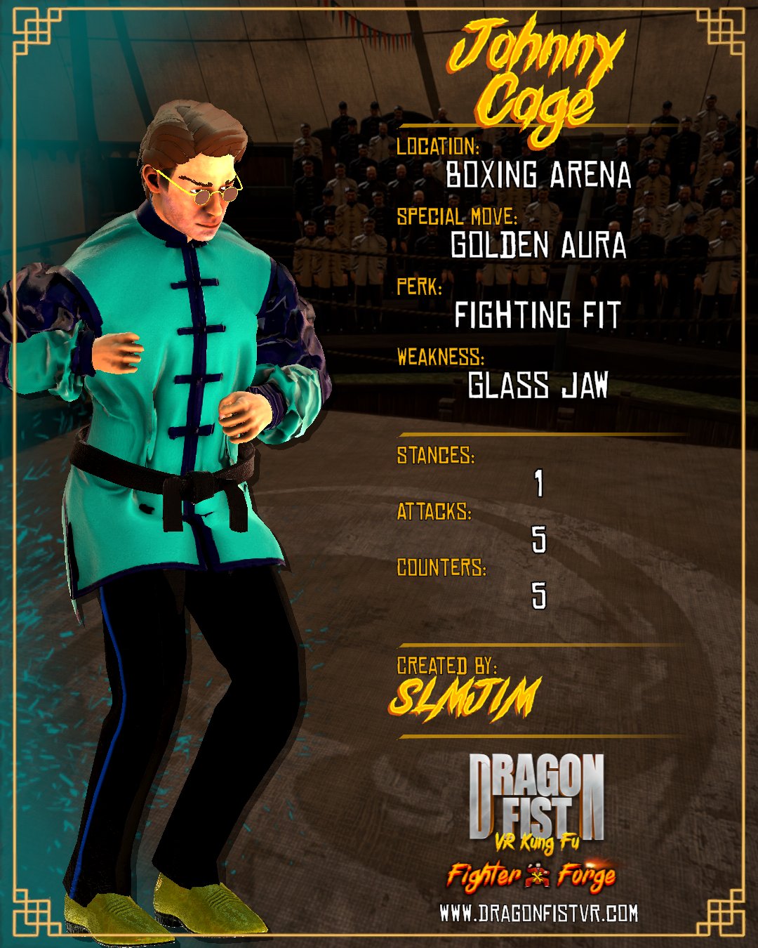 Johnny Cage - Created By: SLMJIM